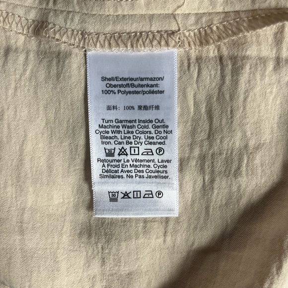 DKNY Navy and Cream Sleeveless Dress - Picture 5 of 6